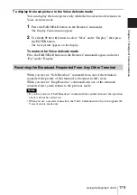 Preview for 179 page of Sony Ipela PCS-TL50 Operating Instructions Manual