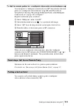 Preview for 199 page of Sony Ipela PCS-TL50 Operating Instructions Manual