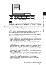 Preview for 201 page of Sony Ipela PCS-TL50 Operating Instructions Manual