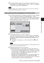 Preview for 87 page of Sony Ipela PCS-XC1 Operating Instructions Manual