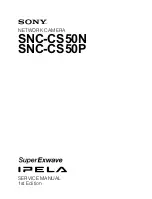 Sony Ipela SNC-CS50N Service Manual preview