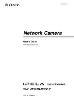 Sony Ipela SNC-CS50N User Manual preview