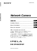 Preview for 1 page of Sony IPELA SNC-DF40N Installation Manual