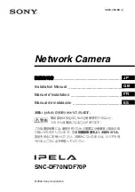 Предварительный просмотр 1 страницы Sony IPELA SNC-DF70N Installation Manual