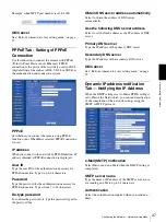 Preview for 37 page of Sony IPELA SNC-DF70N User Manual