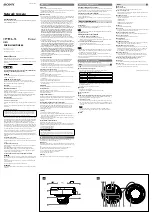 Sony IPELA SNC-DH160 Installation Manual preview