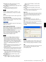 Preview for 75 page of Sony IPELA SNC-P5 User Manual