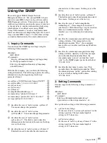 Preview for 85 page of Sony IPELA SNC-P5 User Manual