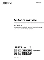 Sony Ipela SNC-RX530N User Manual preview