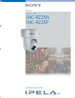 Sony Ipela SNC-RZ25P Brochure & Specs preview