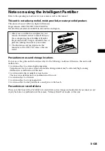 Предварительный просмотр 5 страницы Sony IPT-DS1 - Party-shot Digital Camera Docking Station Operating Instructions Manual