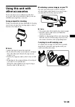 Предварительный просмотр 13 страницы Sony IPT-DS1 - Party-shot Digital Camera Docking Station Operating Instructions Manual