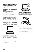 Предварительный просмотр 24 страницы Sony IPT-DS1 - Party-shot Digital Camera Docking Station Operating Instructions Manual