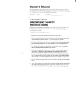 Preview for 3 page of Sony IT-B7 - Telephone Operating Instructions Manual