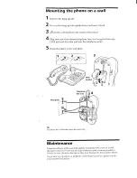 Preview for 12 page of Sony IT-B7 - Telephone Operating Instructions Manual