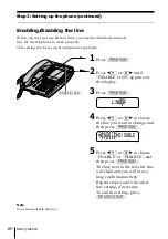 Preview for 16 page of Sony IT-M704 - Corded Phone 28 1 Touch Operating Instructions Manual