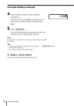 Preview for 32 page of Sony IT-M704 - Corded Phone 28 1 Touch Operating Instructions Manual