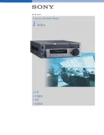 Preview for 1 page of Sony J-10SDI Brochure & Specs