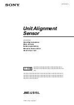 Sony JME-US15L Operating Instructions Manual предпросмотр