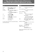 Предварительный просмотр 12 страницы Sony JME-US15L Operating Instructions Manual