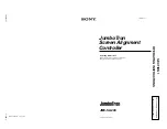 Предварительный просмотр 5 страницы Sony JumboTron JME-SA200 Service Manual