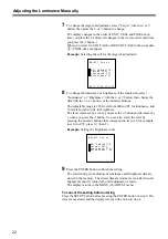 Preview for 22 page of Sony JumboTron Operating Instructions Manual