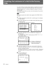 Preview for 44 page of Sony JunboTron JME-SA200 Operating Instructions Manual