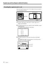 Preview for 48 page of Sony JunboTron JME-SA200 Operating Instructions Manual