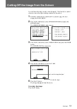 Preview for 53 page of Sony JunboTron JME-SA200 Operating Instructions Manual