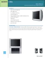 Sony KD-27FS170, KD-32FS170, KD-36F Brochure preview