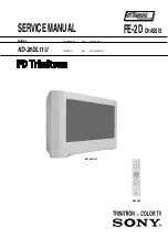 Sony KD-28DL11U Service Manual preview