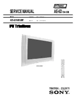 Предварительный просмотр 1 страницы Sony KD-32NX200E Service Manual