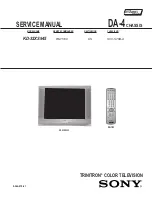 Preview for 2 page of Sony KD-32XS945 - 32" Hi-scan Fd Trinitron Wega Service Manual