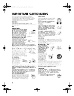 Предварительный просмотр 4 страницы Sony KD-36FS130 - 36" Fd Trinitron Wega Operating Instructions Manual