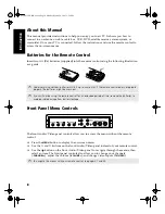 Предварительный просмотр 10 страницы Sony KD-36FS130 - 36" Fd Trinitron Wega Operating Instructions Manual