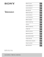 Sony KD-55XD700x Reference Manual preview