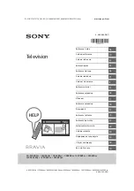 Предварительный просмотр 1 страницы Sony KD-55XE80 SERIES Reference Manual