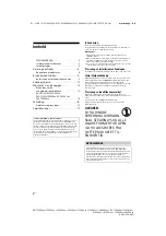 Предварительный просмотр 194 страницы Sony KD-55XE85 SERIES Reference Manual