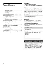 Preview for 2 page of Sony KD-65X7505D Instruction Manual