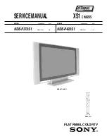 Sony KDE-P37XS1 Service Manual preview