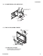 Preview for 19 page of Sony KDF-42WE655 - 42" Grand Wega™ Integrated Lcd Rear Projection Television Service Manual