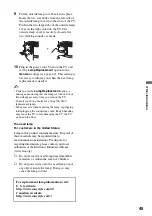 Preview for 45 page of Sony KDF-46E3000 - Bravia 3lcd Micro Display High Definition Television Operating Instructions Manual