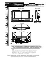 Preview for 1 page of Sony KDF-50WE655 Specifications