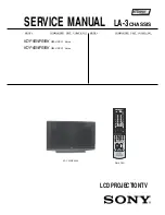 Preview for 2 page of Sony KDF-55WF655K Service Manual