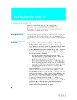 Preview for 10 page of Sony KDF-E60A20PKG - 60" Lcd Projection Hd-tv Grand Wega Operating Instructions Manual