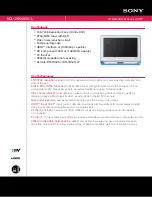 Предварительный просмотр 1 страницы Sony KDL-19M4000/L - Bravia M Series Lcd Television Operating Instructions