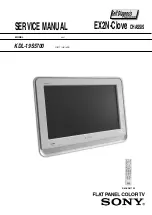 Preview for 2 page of Sony KDL-19S5700 Service Manual