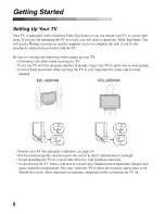 Preview for 6 page of Sony KDL-22BX300 - Bravia Bx Series Lcd Television Operating Instructions Manual