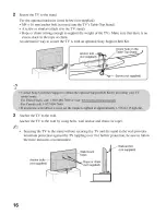 Preview for 16 page of Sony KDL-22BX300 - Bravia Bx Series Lcd Television Operating Instructions Manual