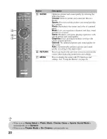 Preview for 20 page of Sony KDL-22BX300 - Bravia Bx Series Lcd Television Operating Instructions Manual